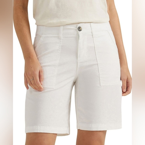 Lee Pants - NWT Lee White Bermuda Shorts